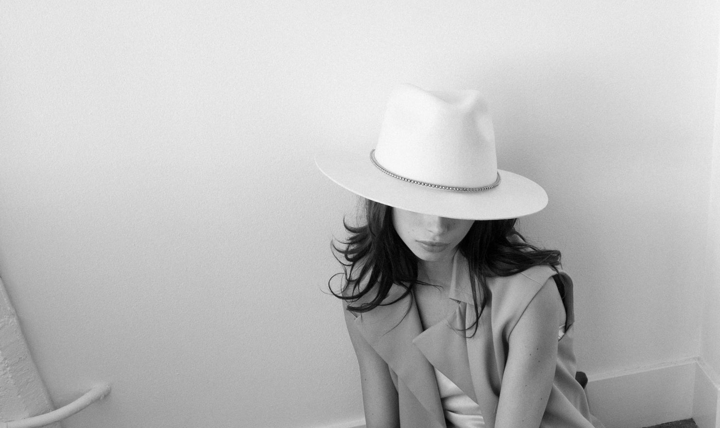 staple collection cream high quality wool felt hat