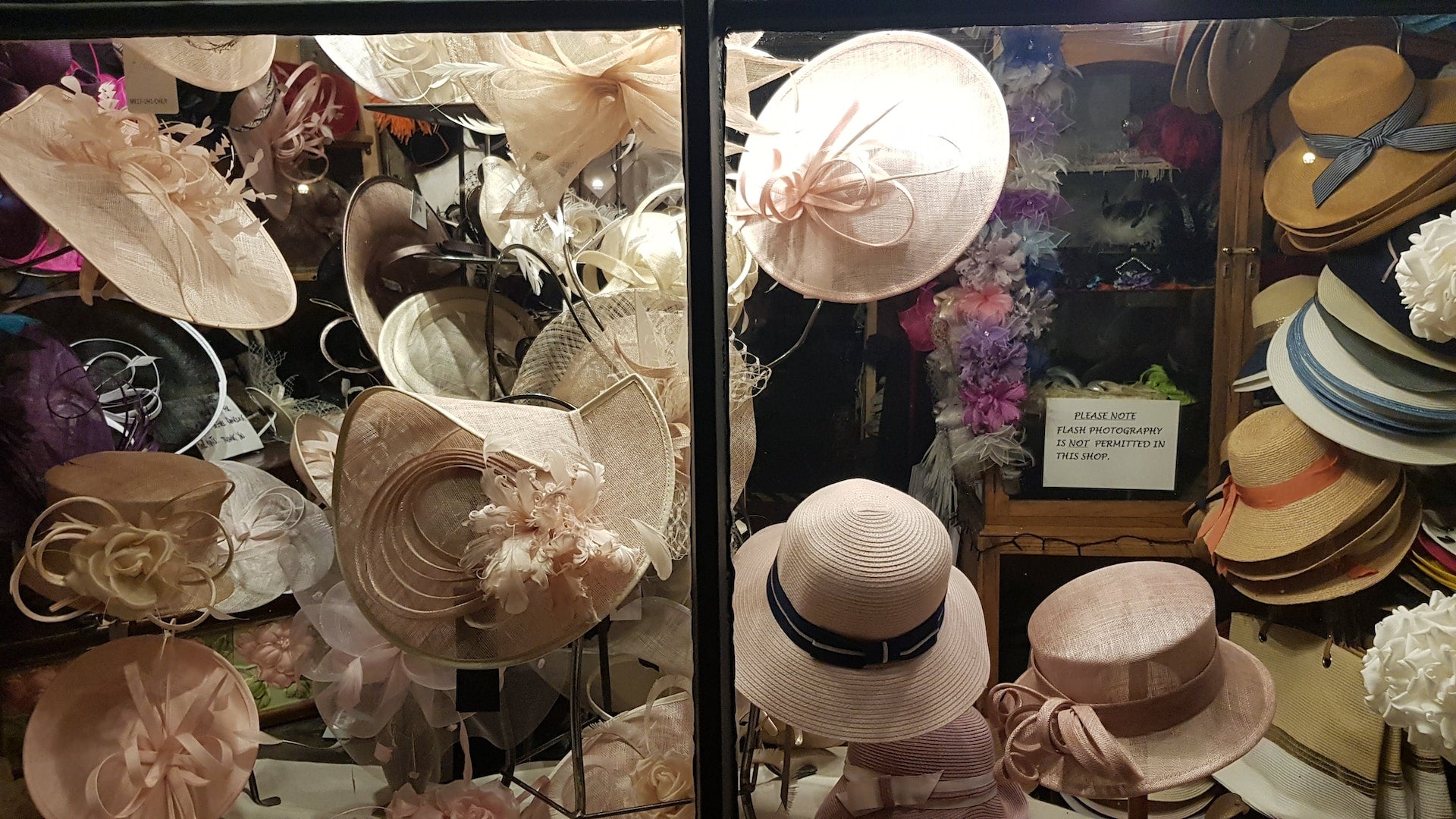 Large collection of unique sun hats