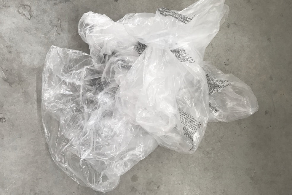 bunch of packaging waste 