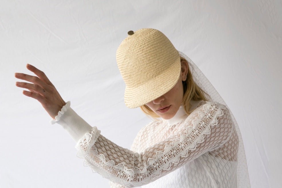 Natural Handwoven straw cap