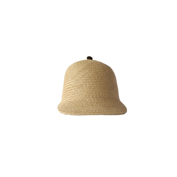Natural woven straw cap 